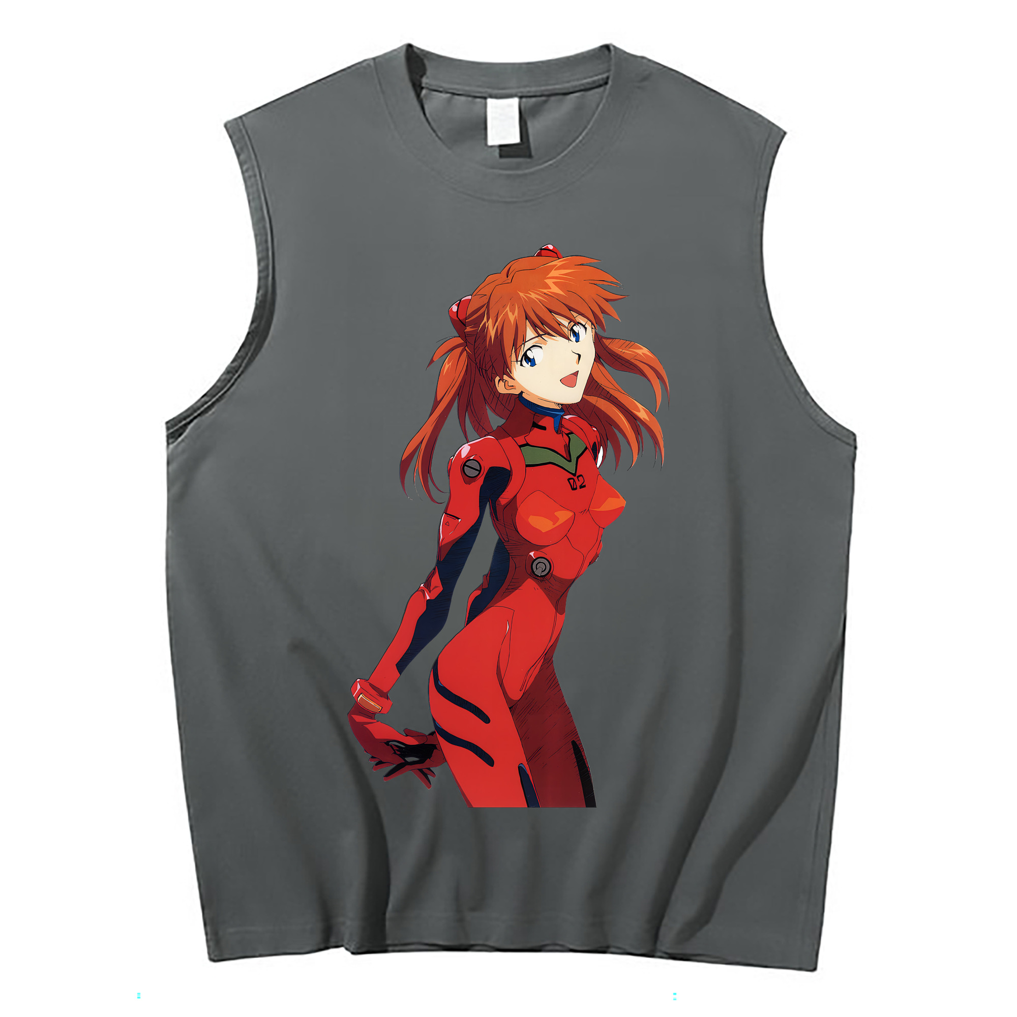 （画像用） EVA 新世紀エヴァンゲリオン コットン100％タンクトップ（フロントプリント）